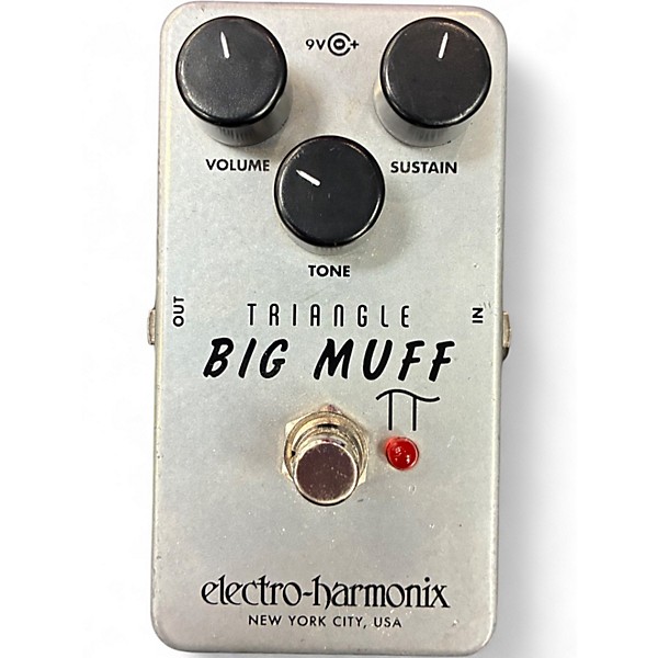 Used Electro-Harmonix Big Muff Triangle Pi Distortion Effect Pedal