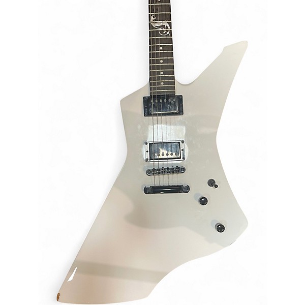 Used ESP LTD James Hetfield Snakebyte Snow White Solid Body Electric Guitar