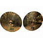Used Wuhan Cymbals & Gongs 14in 457 Heavy Metal Hi Hat Pair Cymbal thumbnail