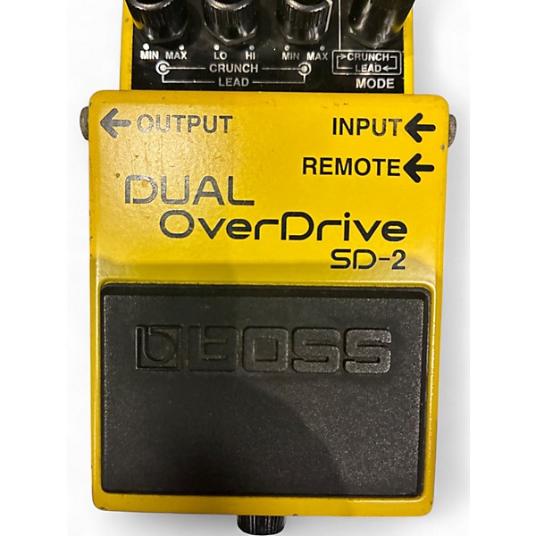 Used BOSS SD2 Dual Overdrive Effect Pedal