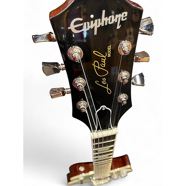 Used Epiphone LES PAUL MODERN 2 Tone Sunburst Solid Body Electric Guitar