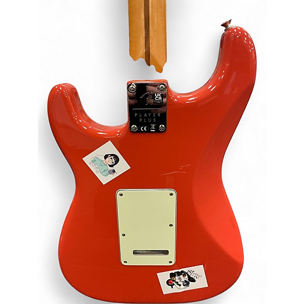 Used Fender PLAYER PLUS STRAT HSS Shell Pink Solid Body Electric Guitar