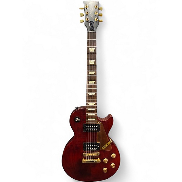 Used 2013 Gibson Les Paul Studio 70's Tribute Wine Red Solid Body Electric Guitar