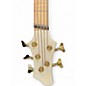 Used Ibanez BTB605MLM Pearl White Matte Electric Bass Guitar