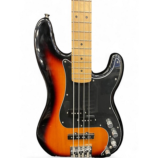 Used Fender Deluxe Active Precision Bass Special 3 Color Sunburst Electric Bass Guitar