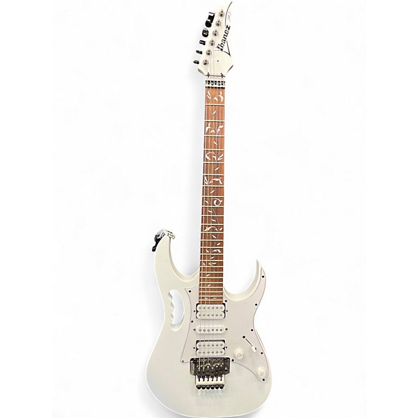 Used Ibanez JEMJR White Solid Body Electric Guitar