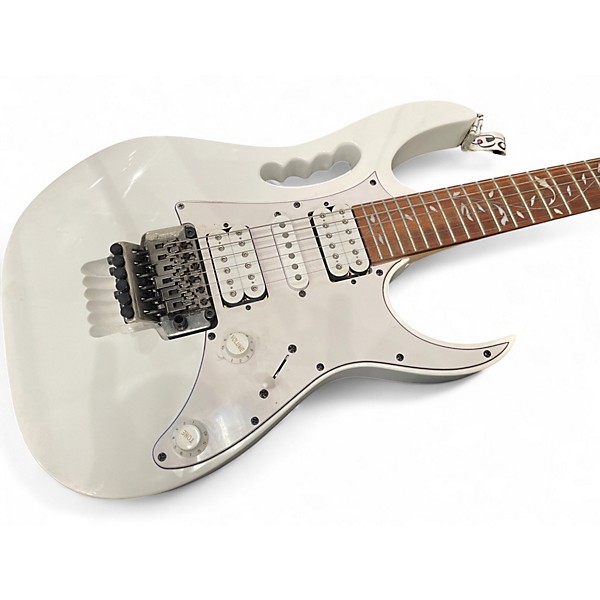 Used Ibanez JEMJR White Solid Body Electric Guitar