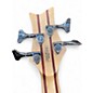 Used Harley Benton 4 String Bass Trans Blue Electric Bass Guitar