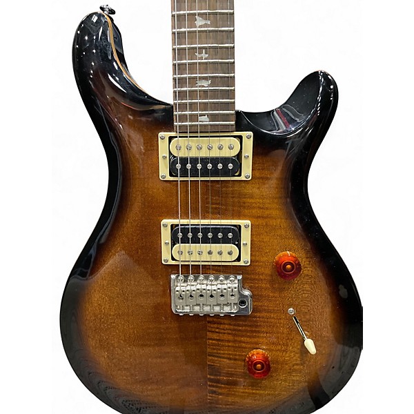 Used PRS SE Custom 24 BLACK GOLD SUBURST Solid Body Electric Guitar