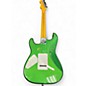 Used 2023 Fender Aerodyne Stratocaster Speed Green Solid Body Electric Guitar