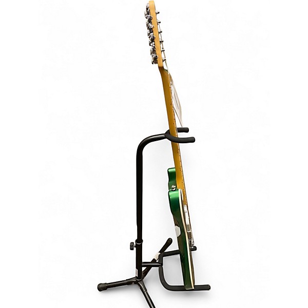 Used 2023 Fender Aerodyne Stratocaster Speed Green Solid Body Electric Guitar