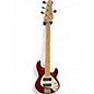 Used Sterling by Music Man STINGRAY 5 Red Electric Bass Guitar thumbnail