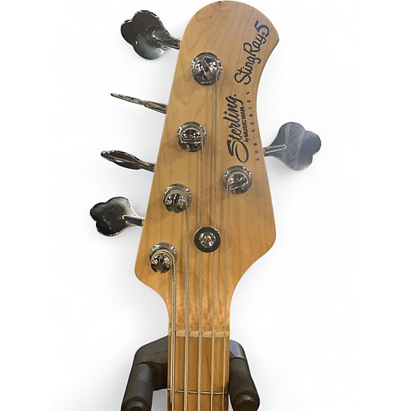 Used Sterling by Music Man STINGRAY 5 Red Electric Bass Guitar