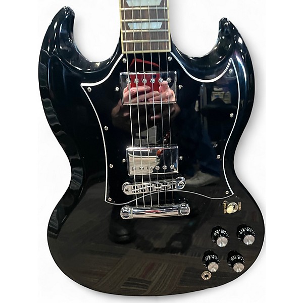 Used Gibson SG Standard Ebony Solid Body Electric Guitar