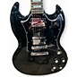 Used Gibson SG Standard Ebony Solid Body Electric Guitar