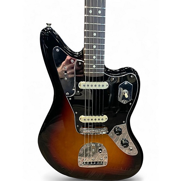 Used Fender American Professional Classic  Jaguar 3 Color Sunburst Solid Body Electric Guitar