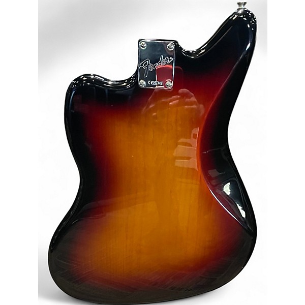 Used Fender American Professional Classic  Jaguar 3 Color Sunburst Solid Body Electric Guitar