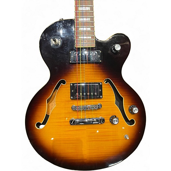 Used Epiphone Alleykat Vintage Sunburst Hollow Body Electric Guitar