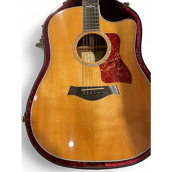 Used Taylor 810CE Natural Acoustic Electric Guitar