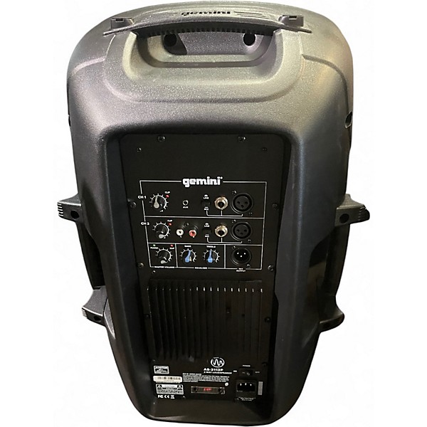 Used Gemini as2112p pair Powered Speaker