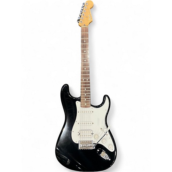 Used Fender Standard Stratocaster BLACK Solid Body Electric Guitar