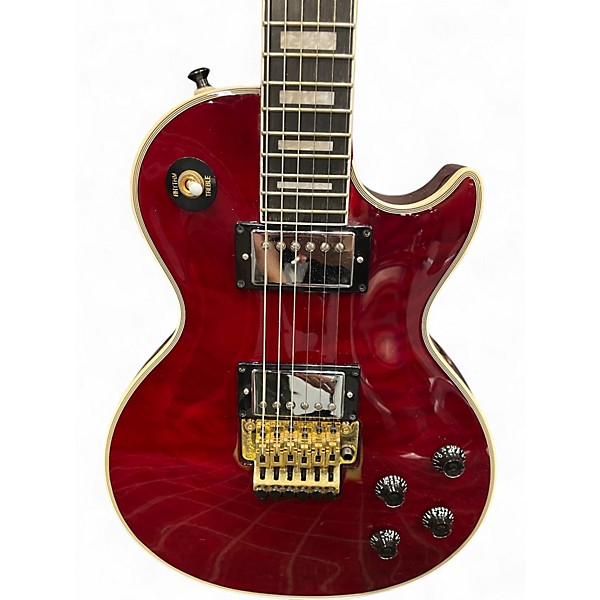 Used Epiphone Alex Lifeson Les Paul Custom Axcess Electric Guitar Ruby Solid Body Electric Guitar
