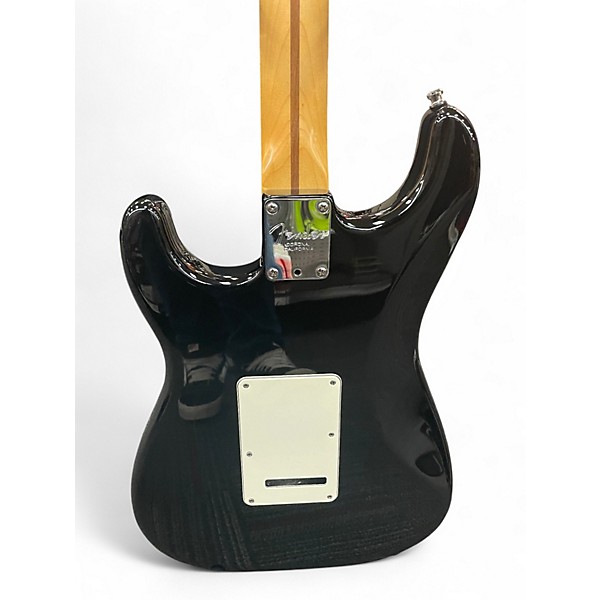 Used Fender American Standard Stratocaster Black Solid Body Electric Guitar