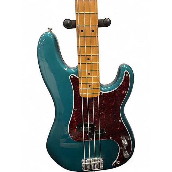 Used Fender Player Precision Bass Ocean Turquoise Electric Bass Guitar