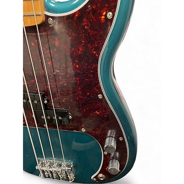 Used Fender Player Precision Bass Ocean Turquoise Electric Bass Guitar