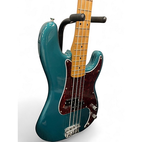 Used Fender Player Precision Bass Ocean Turquoise Electric Bass Guitar