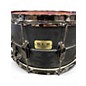 Used TAMA 8X14 S.L.P. BIG BLACK STEEL SNARE BLACK Drum