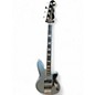 Used Reverend thundergun Metallic Silver Electric Bass Guitar thumbnail