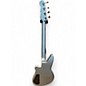 Used Reverend thundergun Metallic Silver Electric Bass Guitar