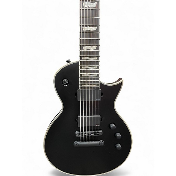 Used ESP LTD EC407 Satin Black Solid Body Electric Guitar