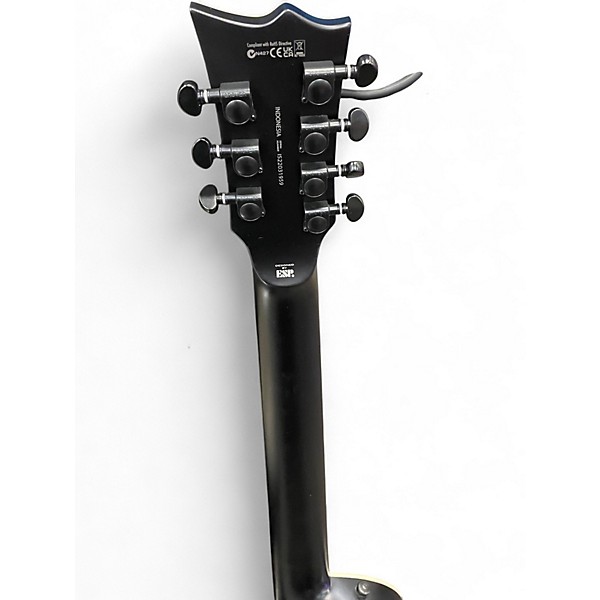 Used ESP LTD EC407 Satin Black Solid Body Electric Guitar