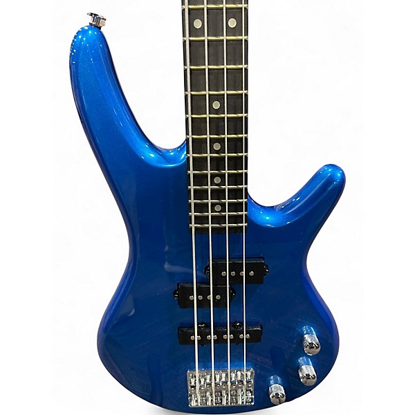 Used Ibanez GSRM20 Mikro Short Scale Lazer Blue Electric Bass Guitar