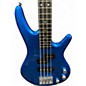 Used Ibanez GSRM20 Mikro Short Scale Lazer Blue Electric Bass Guitar