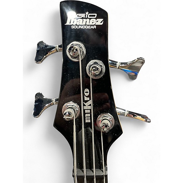 Used Ibanez GSRM20 Mikro Short Scale Lazer Blue Electric Bass Guitar