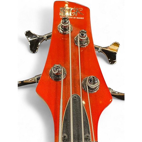 Used Ibanez SR300 Orange Electric Bass Guitar