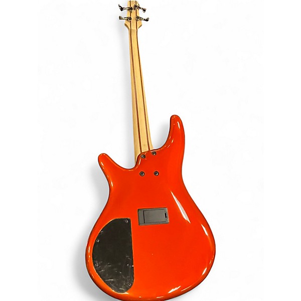 Used Ibanez SR300 Orange Electric Bass Guitar