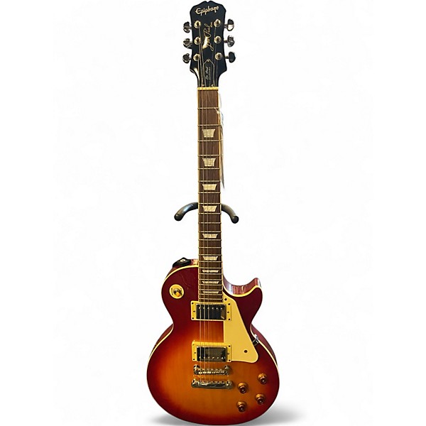 Used Epiphone Les Paul Standard Sunburst Solid Body Electric Guitar