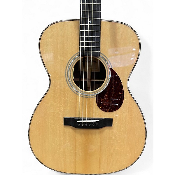 Used 2021 Eastman E8 OM TC Natural Acoustic Electric Guitar