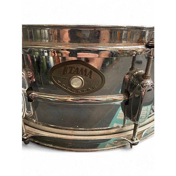 Used TAMA 14X5 Rockstar Series Snare Chrome Drum