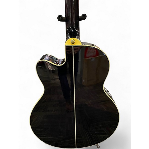 Used 2008 Ibanez AEL2012E Black 12 String Acoustic Electric Guitar