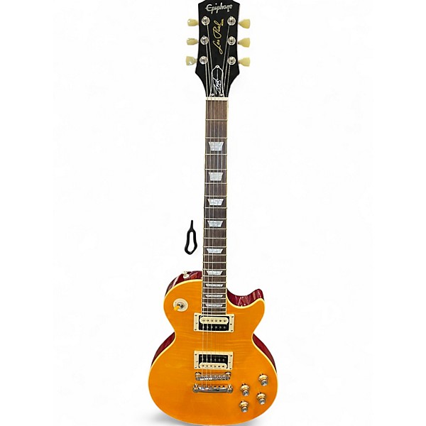 Used Epiphone Slash Appetite For Destruction Trans Orange Solid Body Electric Guitar