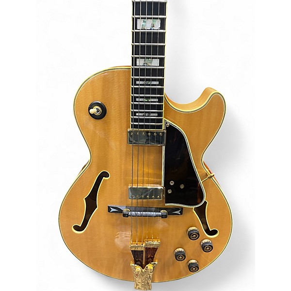 Used Ibanez GB10 George Benson Natural Hollow Body Electric Guitar