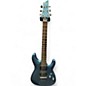 Used Schecter Guitar Research C6 DELUXE BLUE Solid Body Electric Guitar thumbnail