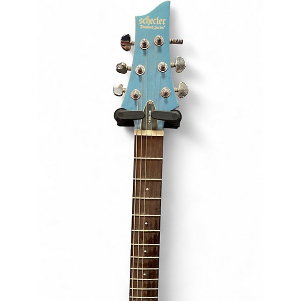 Used Schecter Guitar Research C6 DELUXE BLUE Solid Body Electric Guitar