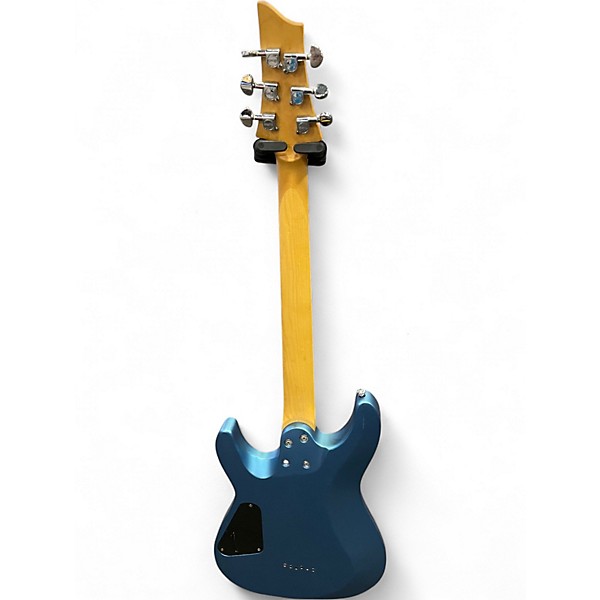 Used Schecter Guitar Research C6 DELUXE BLUE Solid Body Electric Guitar