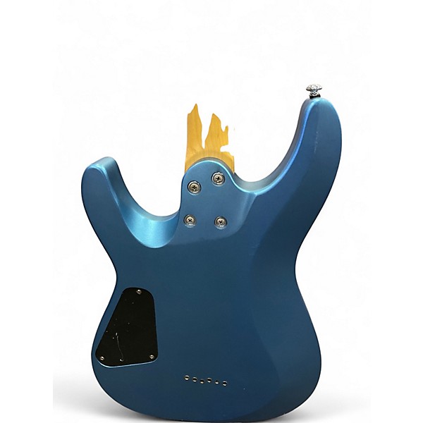 Used Schecter Guitar Research C6 DELUXE BLUE Solid Body Electric Guitar